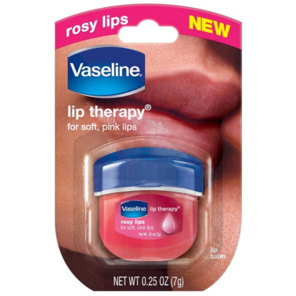 (ROSY) VASELINE LIP THERAPHY 7GR / VASELINE LIPBALM  TERLARIS