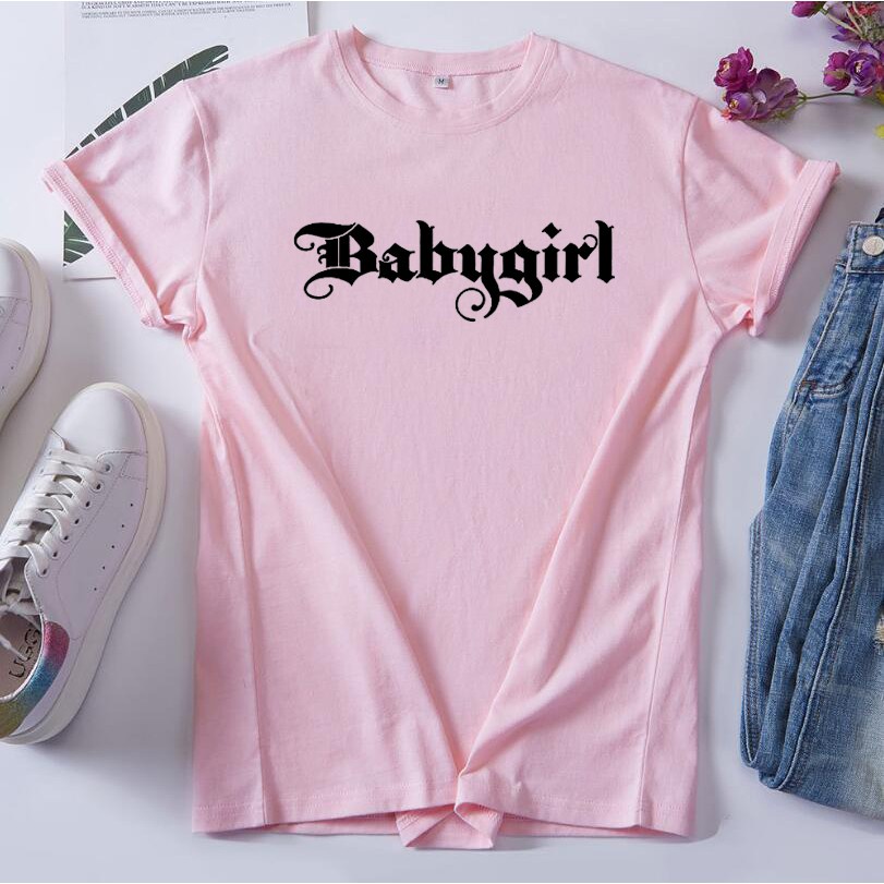 MYSTIQUE.ID-BAJU KAOS BABY GIRL T-SHIRT LUCU DAN AESTHETIC