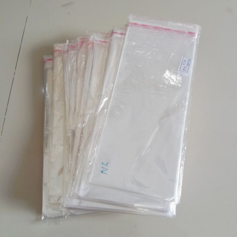 Jual Plastik Opp Seal Lem Perekat Plastik Undangan 10x24 Cm