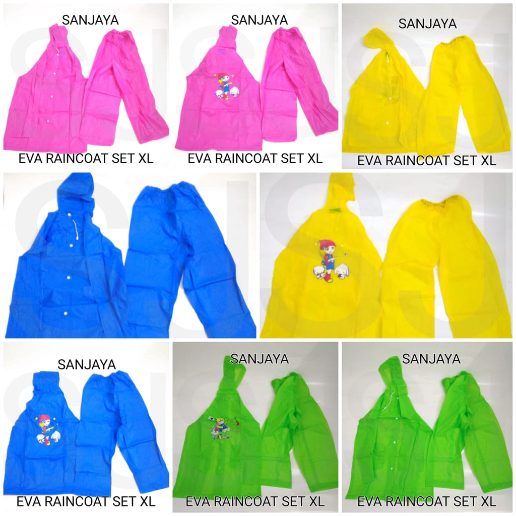 JAS HUJAN / JAS HUJAN SETELAN / MANTOL / JAS HUJAN ANAK / RAINCOAT / EVA RAINCOAT SET