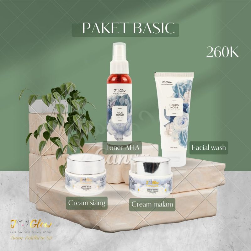 JGLOW PAKET BASIC / JGLOW SKINCARE / JGLOW ORIGINAL / JGLOW PAKET WAJAH