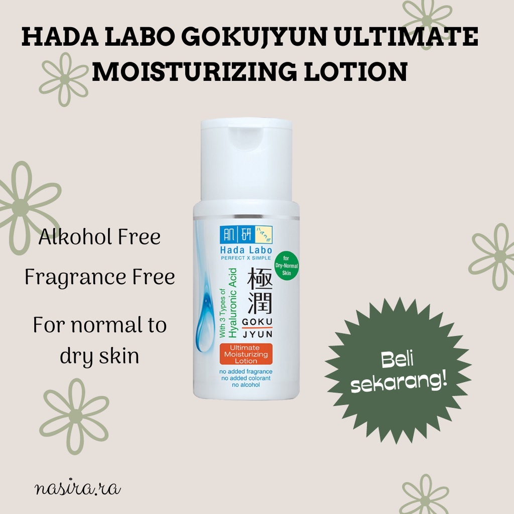 Jual HADA LABO GOKUJYUN ULTIMATE MOISTURIZING LOTION / HADALABO TONER