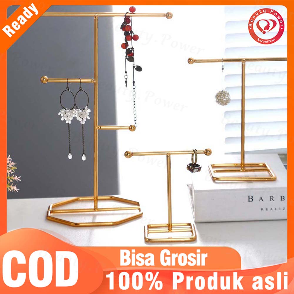 Stand Holder Organizer Perhiasan / Anting Bentuk T