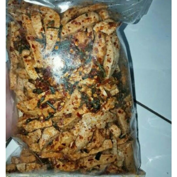 

Basreng kering daun jeruk pedas/original