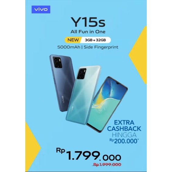 vivo y15s 3/32