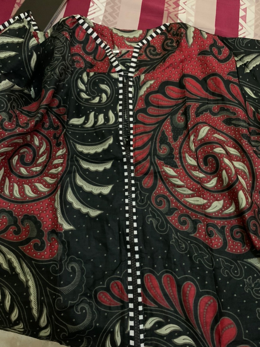 Baju Batik Wanita Modern Monalisa Genes M,l,xl Asli Pekalongan