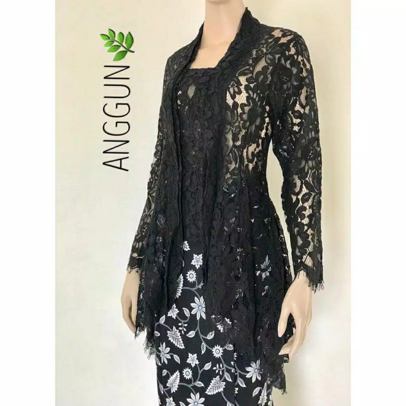 Kebaya Modern Kutu Baru Brukat Brokat Premium Import