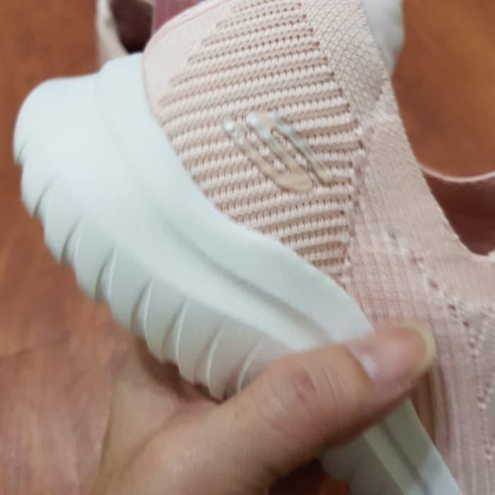 SEPATU SKECHERS FLASH ILLUSION - PINK/WHITE - SKECHERS WANITA/SEPATU WANITA
