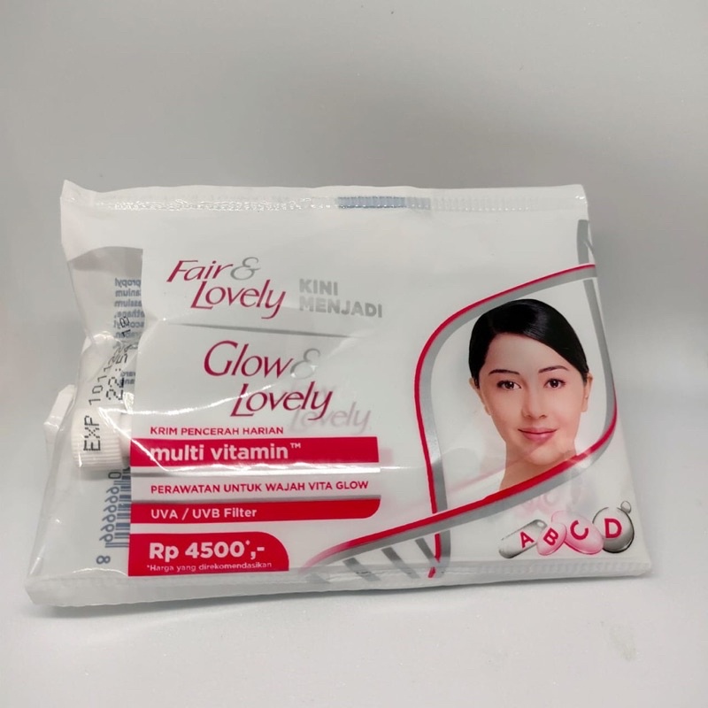 FAIR AND LOVELY / GLOW AND LOVELY / CREAM MULTI VITAMIN SACHET