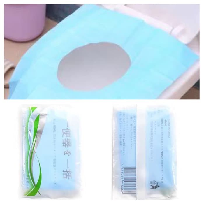 PROMO Tissue Alas Duduk BIRU Closet Toilet Seat Cover Tisu Tatak Wc Kertas 002