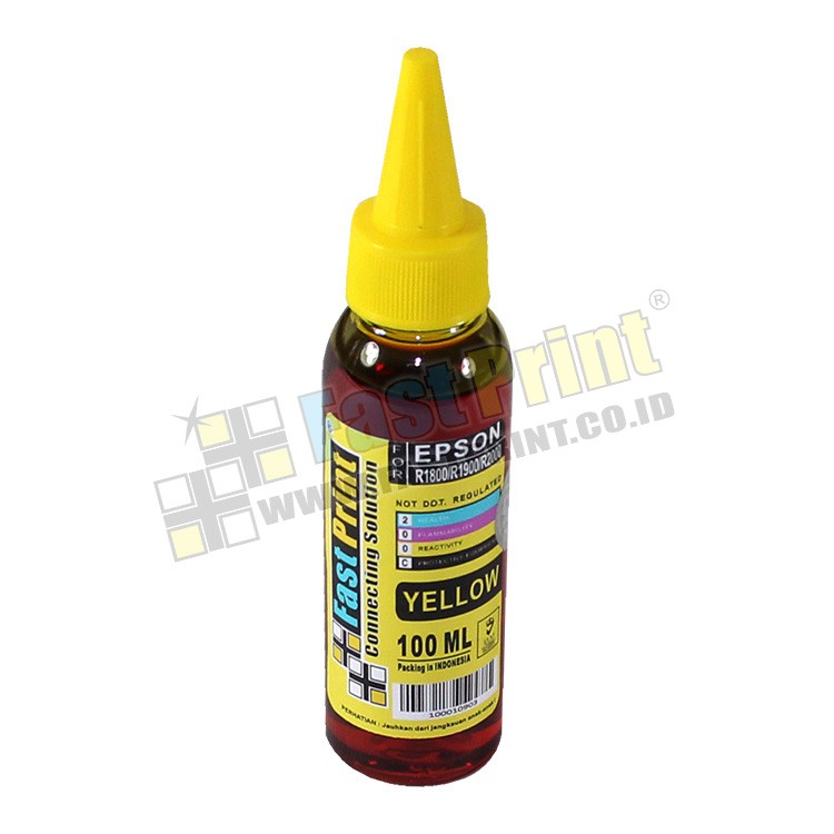 Fast Print Dye Based Photo Premium Epson R1800 - Yellow - 100 ML