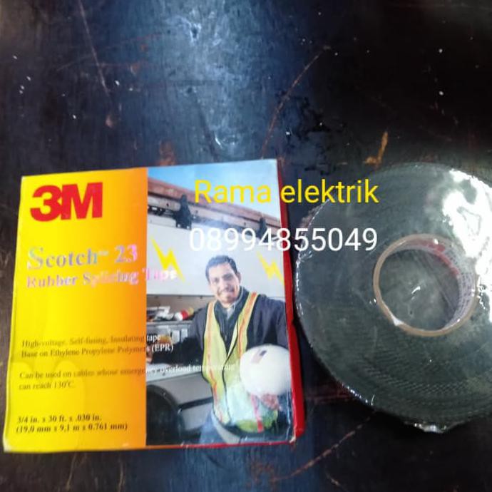 

Woww Promo Akhir Tahun | Terbatas - 3M Isolasi Listrik Scotch 23 Rubber Splicing Tape Original 3M