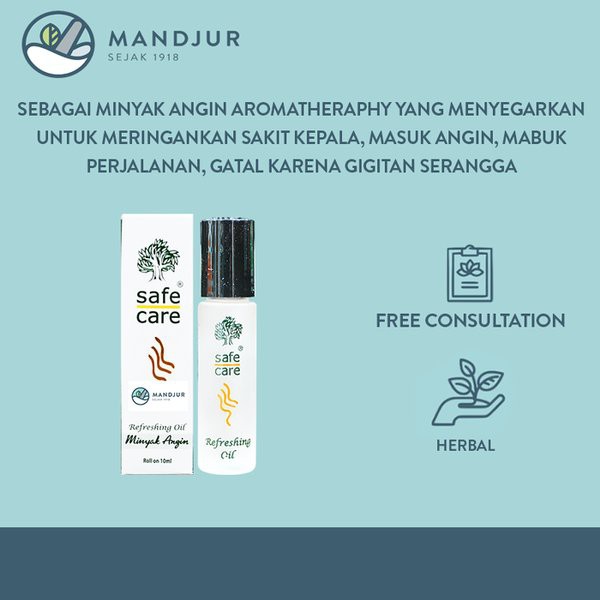 Promo!! Safe Care Minyak Angin Aromatherapy Refreshing Oil 30 ML