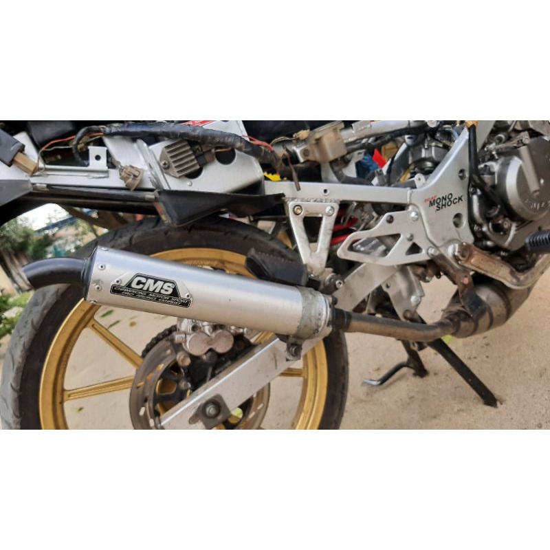 knalpot cms original pnp satria 2 tak
