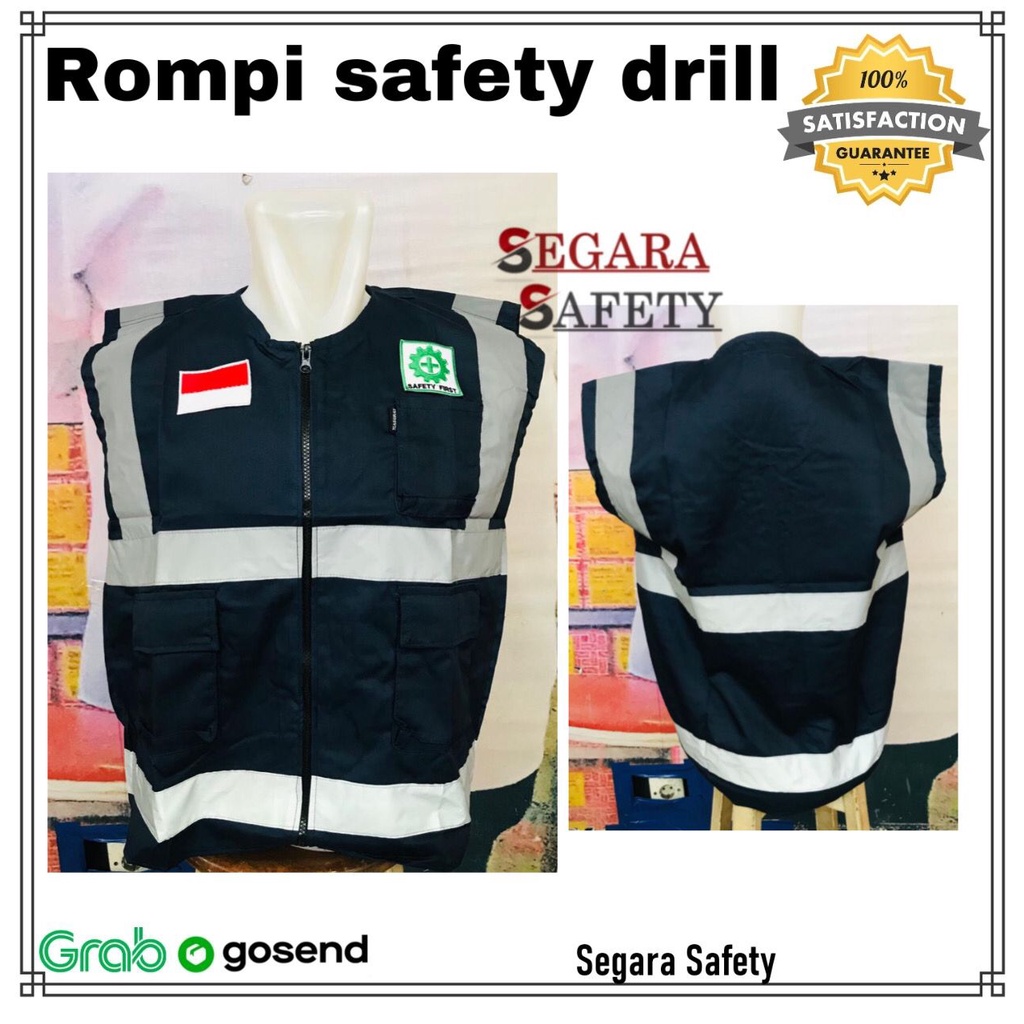 Rompi safety proyek | Rompi safety drill / BISA COD