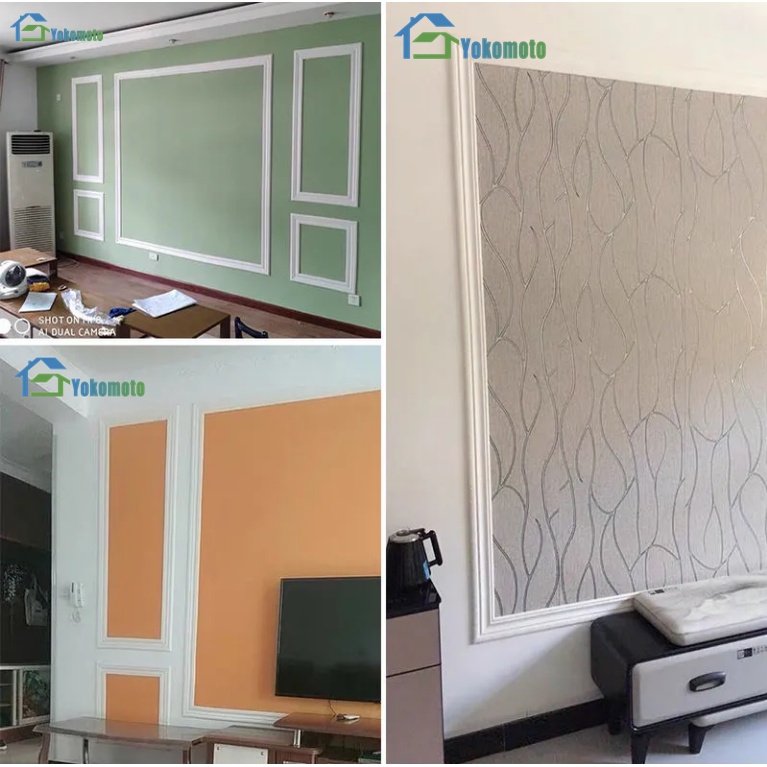High Quality 3D Stiker Dinding Wall Border Sticker Dinding Wallpaper sticker dinding Garis Potong Dinding Garis Pinggiran Perbatasan dinding pinggir Wall Trim Line Skirting Border Stiker Dinding-5