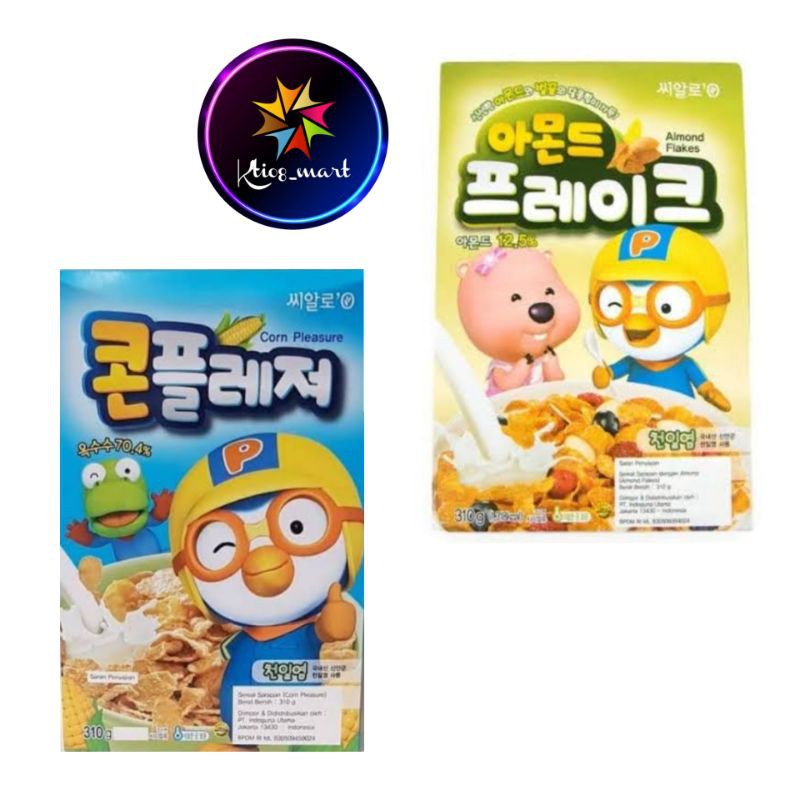 

PORORO Almond Flakes 310 gr - Sereal Rasa Almond/import