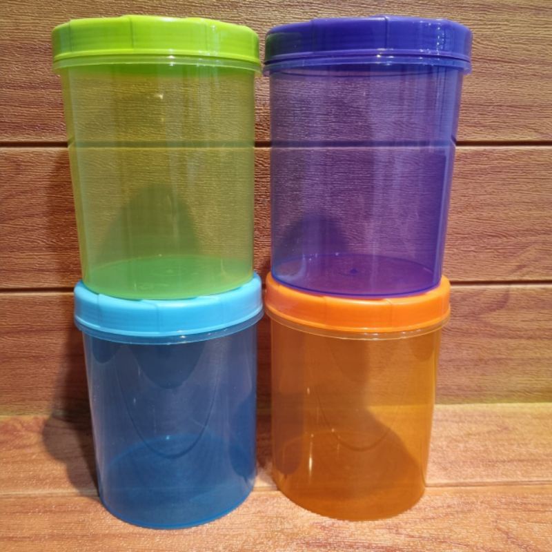 Toples Drat 1300ml / Toples Drat Warna / Toples Plastik Warna Murah / Wadah Cemilan