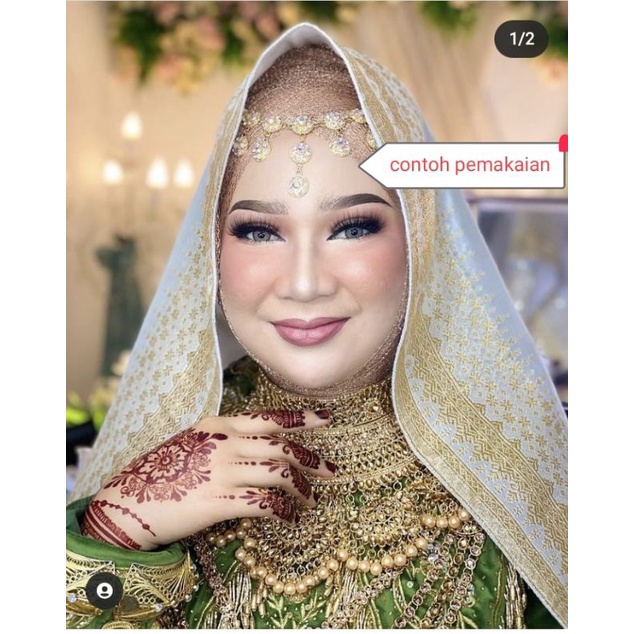 hiasan dahi/hiasan kening model terbaru.