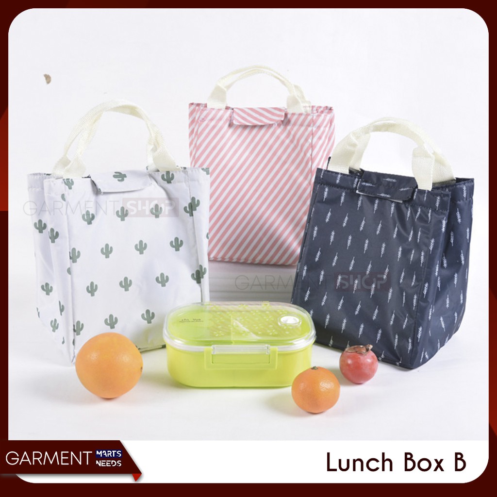 Tas Bekal Makan Anak Sekolah Lunch Cooler Bag Tote Bag Motif PREMIUM