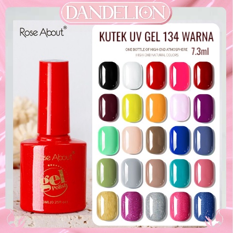 DND ROSE ABOUT (1-45) Gel Nail Polish UV LED Nail art kutek gel 7.3ml Cat kuku Gel uv kutek gel uv