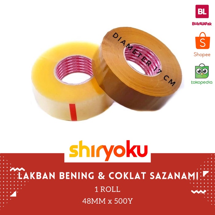 

Jualan Sazanami Opp 48Mm X 500Y Lakban Jumbo Hot Sale