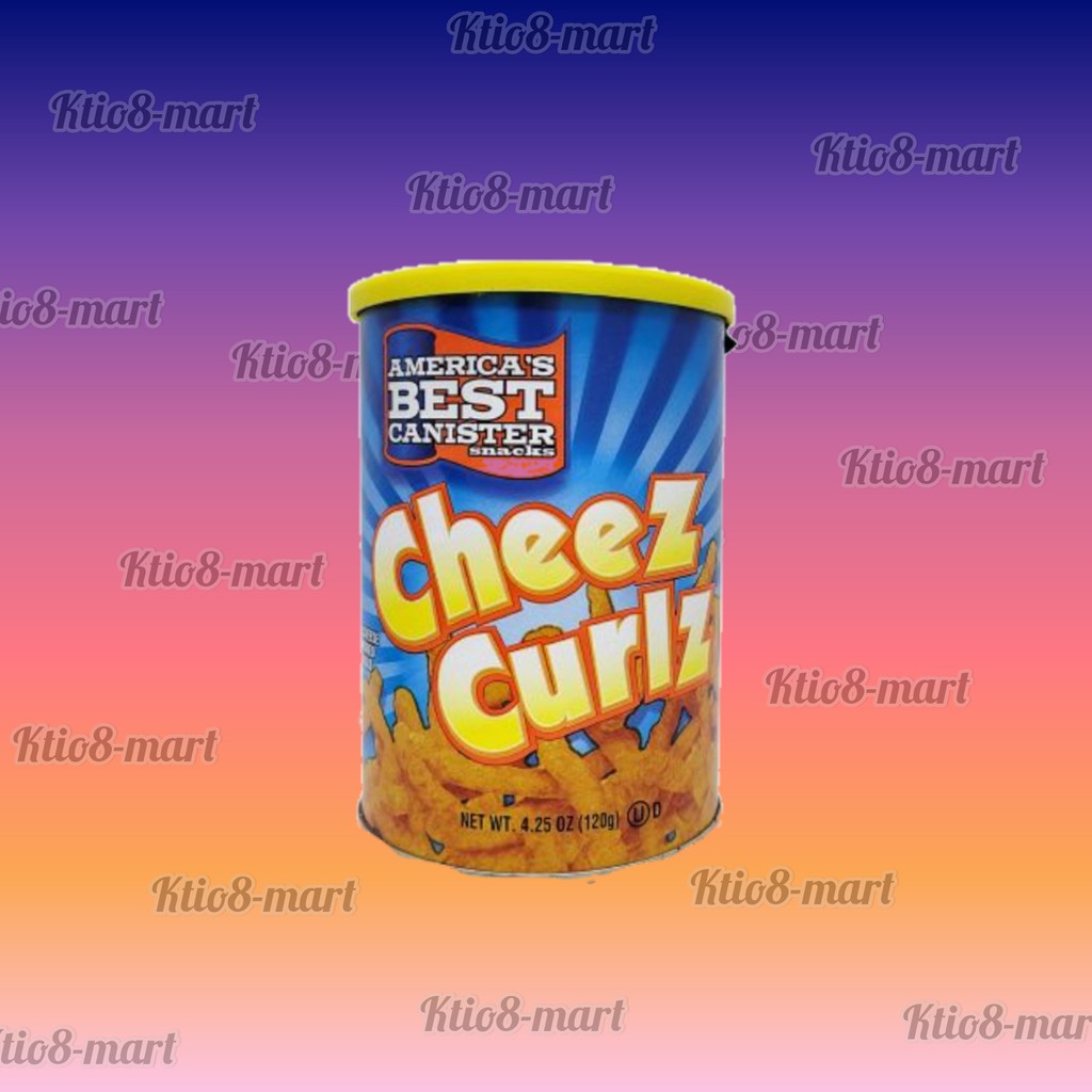 

America's Best Canister Cheez Curls 120gr/Snack Cheez/Import