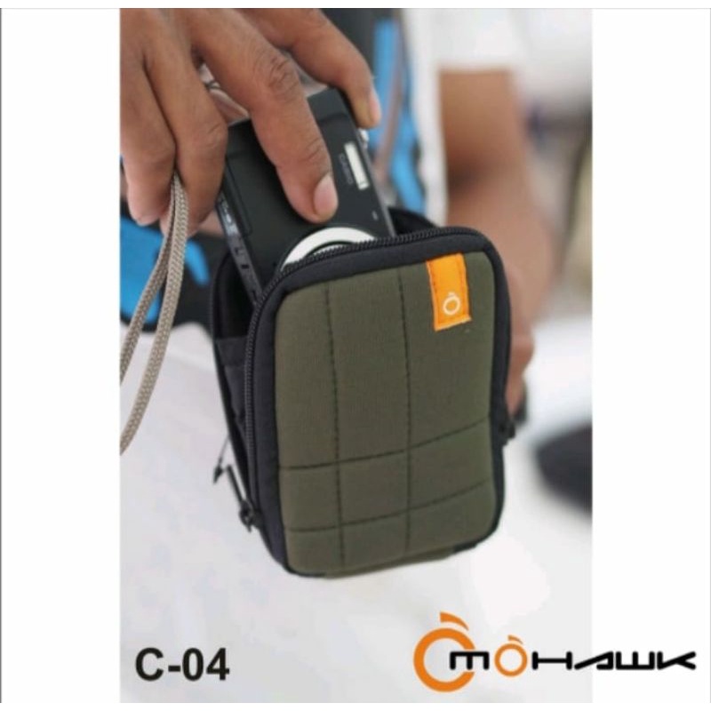 MOHAWK Code C04 Pouch serbaguna/Dompet Pouch kamera digital/mirrorless/Harddisk/koin
