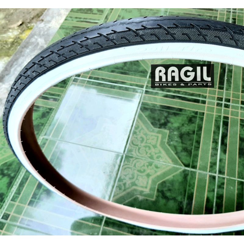 BAN LUAR SEPEDA 26x1.50 26 x 1.50 DELI TIRE SWALLOW HITAM LIS PUTIH POLYGON LOVINA CTB CITY BIKE