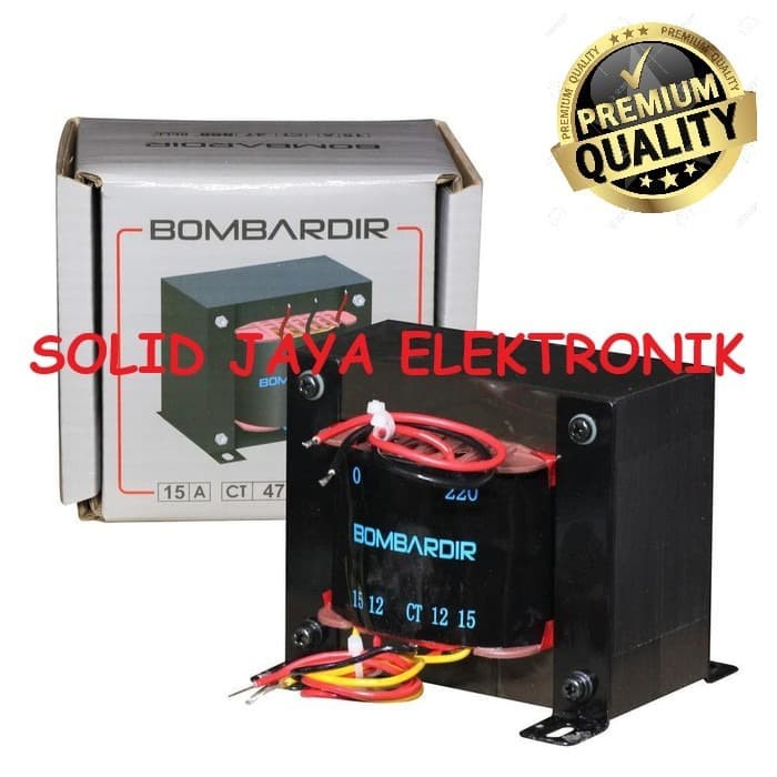 TRAFO 15A 47V 42V 32V CT MURNI TRAVO KOTAK BOMBARDIR EL 15 A 47 42 32 V AMPER 47 VOLT BELL BGR ASLI