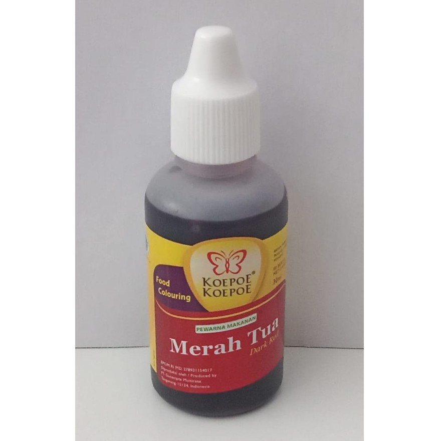 

PEWARNA MAKANAN KOEPOE KOEPOE MERAH TUA 30 ML