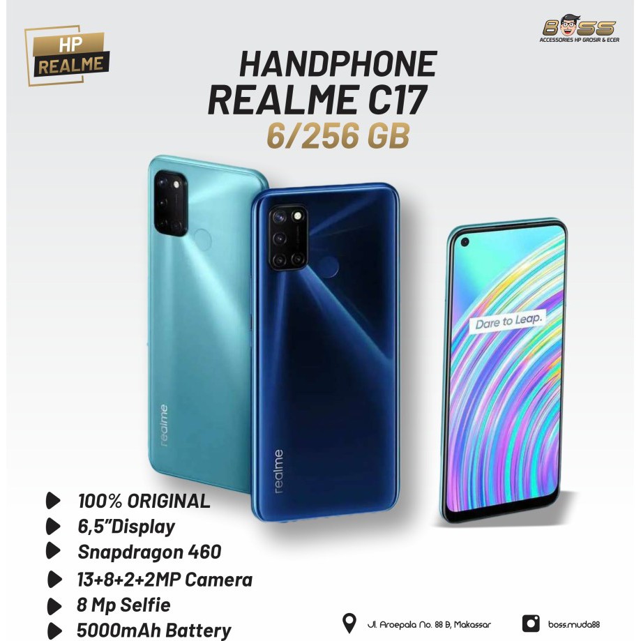 HP Realme C17 6/256 GB Garansi Resmi