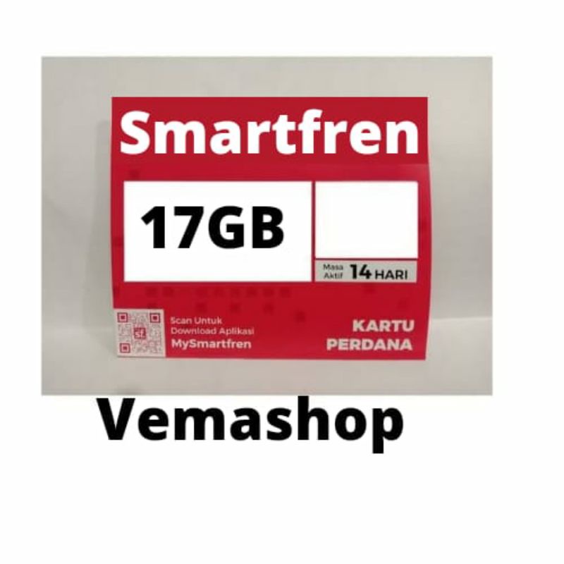 Kartu Perdana SMARTFREN 17GB NASIONAL