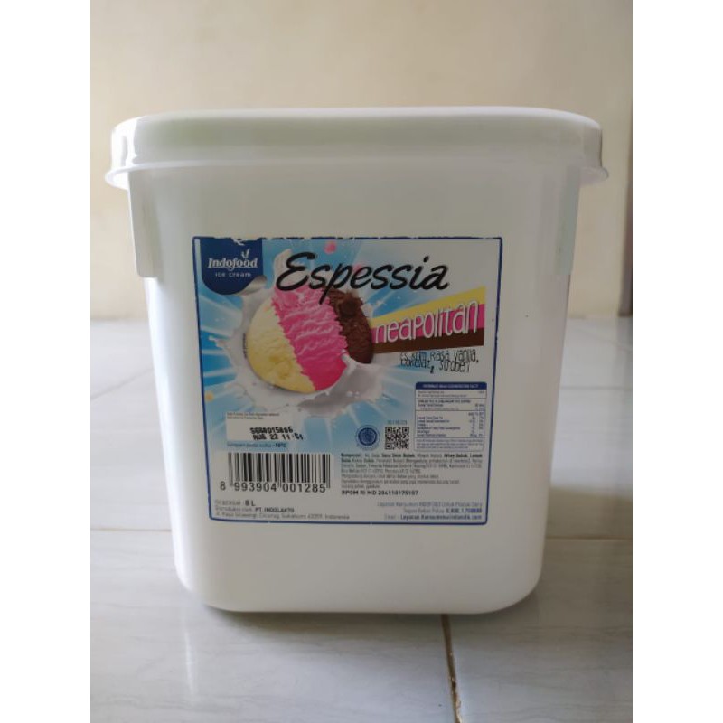 ember bekas ice cream 8 liter