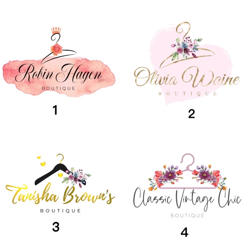 ARABELLA CLASSIC HANGER | JASA BIKIN DESAIN LOGO OLSHOP FASHION BISNIS MURAH