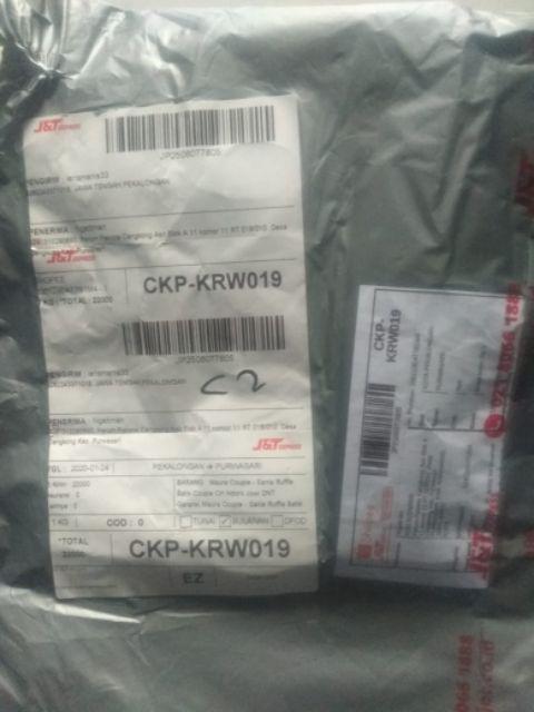 Maura Couple - Sania Ruffle Batik Couple Ori Ndoro Jowi Dnt Garansi