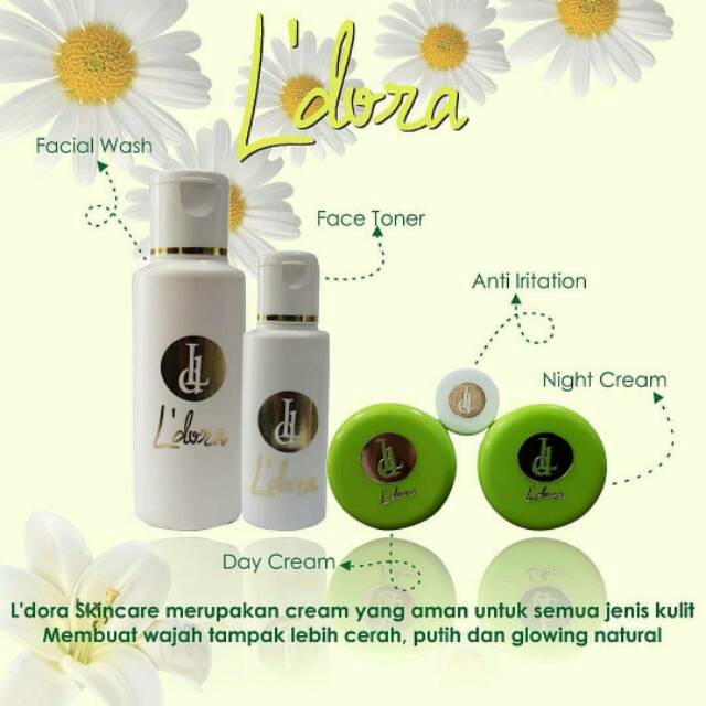 L'dora skincare terlaris dan paling ampuh memutihkan dan mengatasi segala jenis masalah kulit