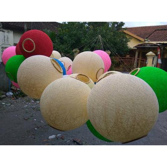 Terlaris Lampion Benang Gantung Diameter 24Cm ....
