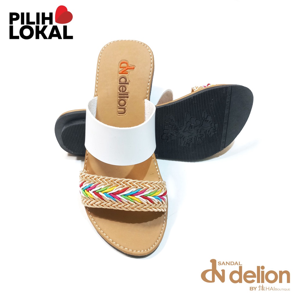 Sandal Selop Wanita Terbaru Casual - Sandal Ban 2 Wanita Etnik - Sandal Wanita Slip Sandal Slip On