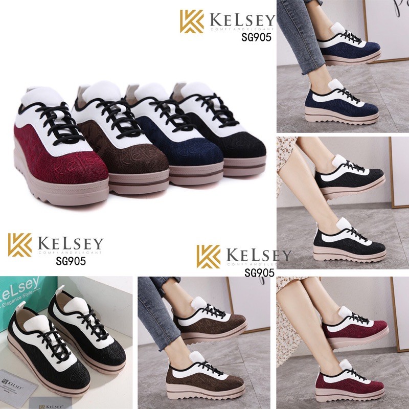 (GRATIS ALAS KAKI) NICOLE SEPATU WEDGES WANITA KELSEY SG905 Sepatu Wedges Wanitao