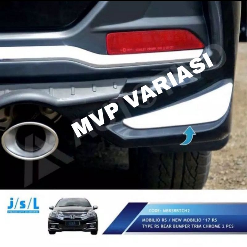 List bumper belakang Mobilio RS new Mobilio 2017 RS JSL