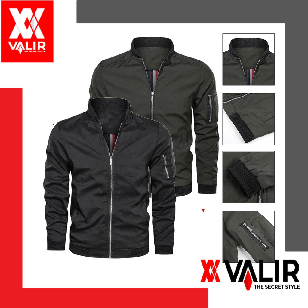 Jaket Taslan Pria Model Terbaru 2021/Jaket Pria Valir Groove
