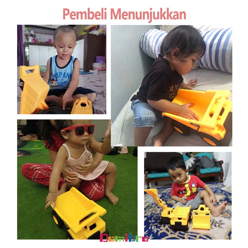 Truk Mainan Bulldozer Sandpit Truk Konstruksi Excavator Anak-anak Hadiah Mainan Anak Laki-Laki-2