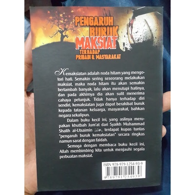 Buku Saku Pengaruh Buruk Maksiat Terhadap Pribadi &amp; Masyarakat - Darul Haq