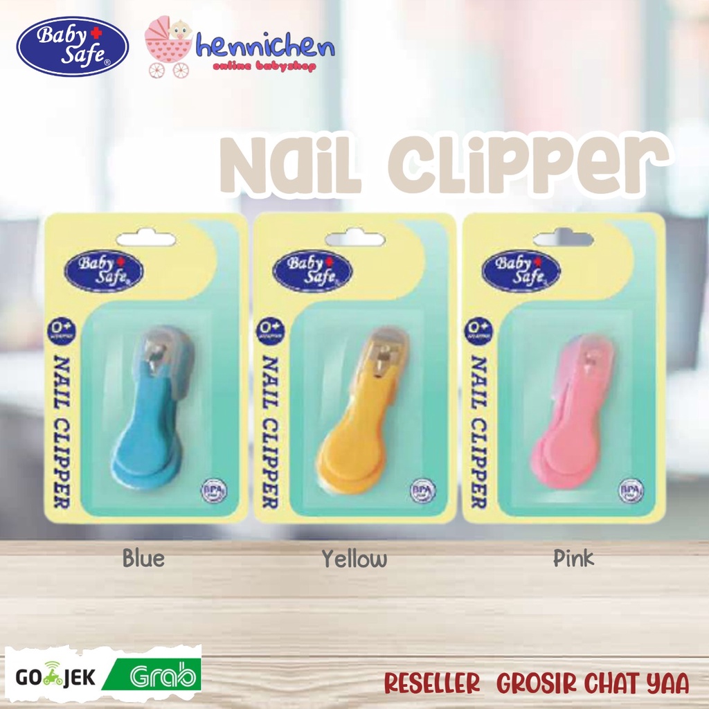 Baby Safe Nail Clipper BD331 / Gunting Kuku Bayi Babysafe