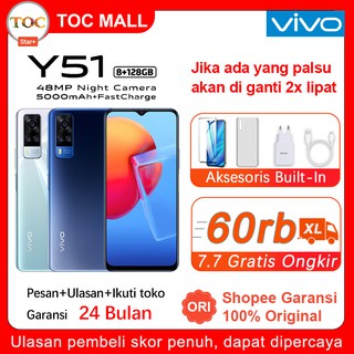 Vivo Y51 / VIVO Y51A RAM 8GB 128GB Garansi Resmi Original