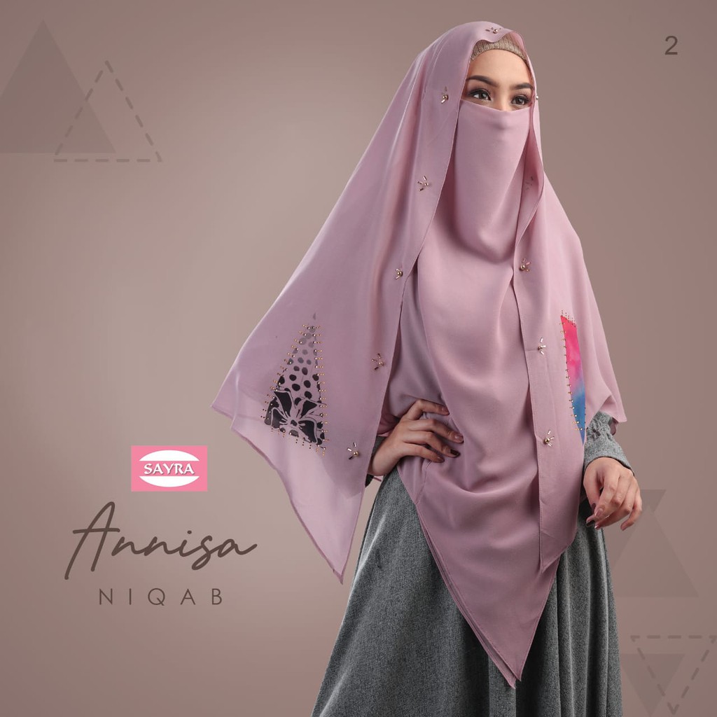 Jilbab Khimar Annisa Niqab Ori Sayra SAYRA1