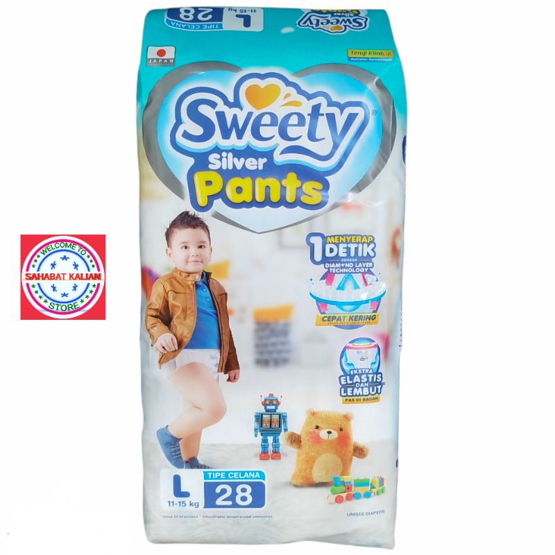 SWEETY SILVER PANTS L28 TIPE CELANA