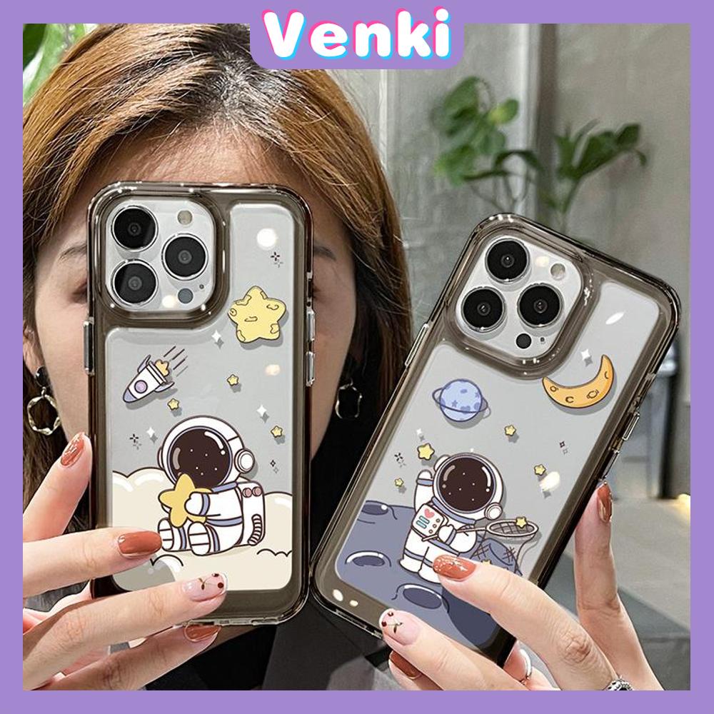 iPhone Case HD Acrylic High Quality Hard Case Metal Button Protection Camera Shockproof Astronaut Cute Compatible For iPhone 14 Pro Max 13 Pro Max 12 Pro Max 11 Pro Max xr xs max