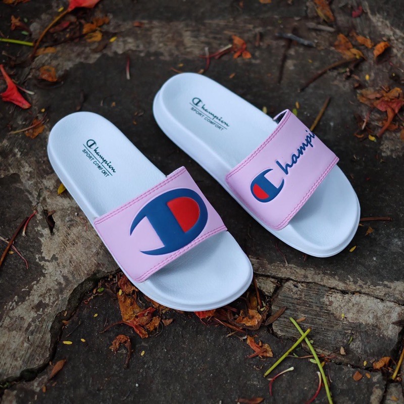 sendal champion pink original